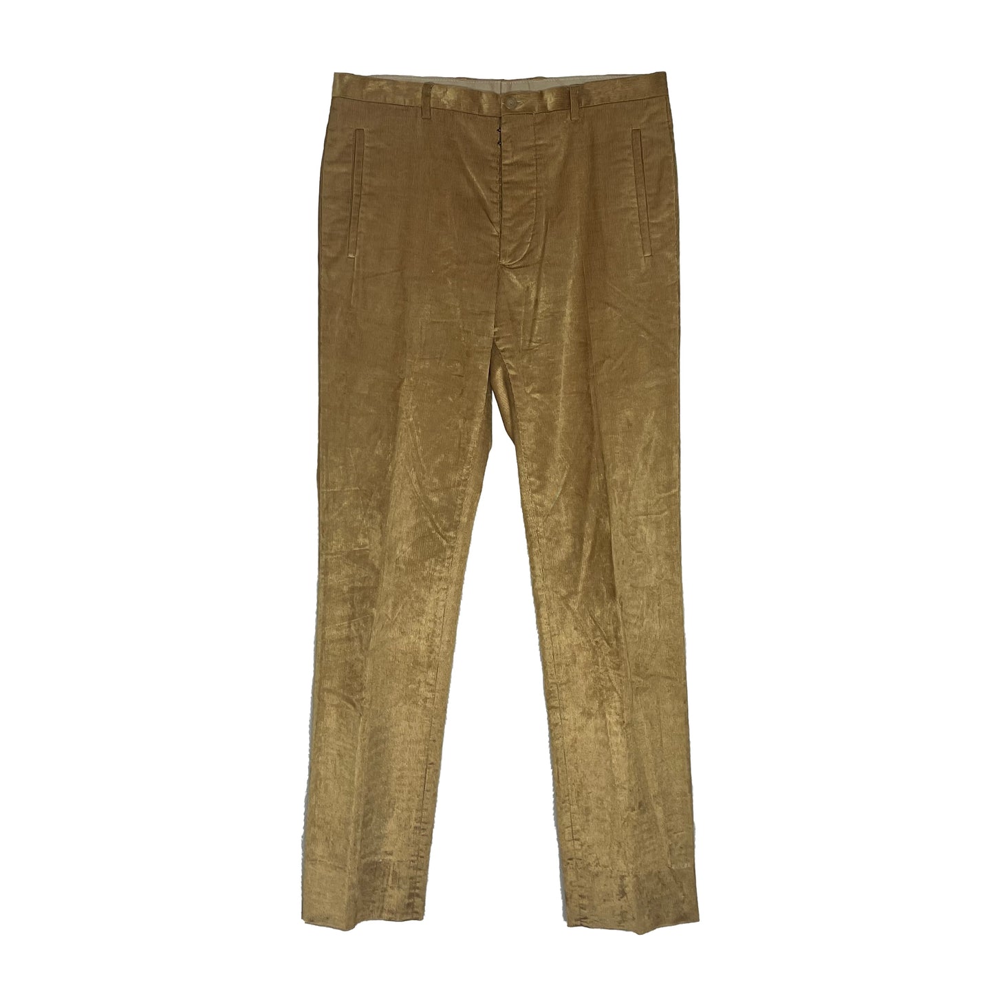 Maison Martin Margiela 2008AW Gold Corduroy Pants