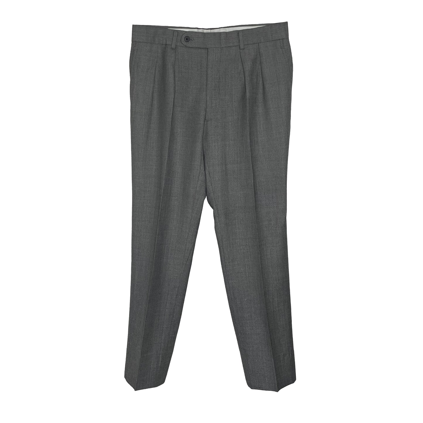 BURBERRY LONDON 2tuck Wool Silk Slacks