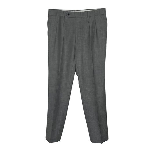 BURBERRY LONDON 2tuck Wool Silk Slacks